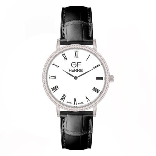 جي اف رجالية صناعة سويسرية GF FERRE GF8086G