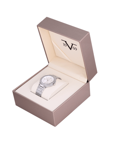 ساعة رجالية ماركة V19.69 فضي ، موديل VSSW001G