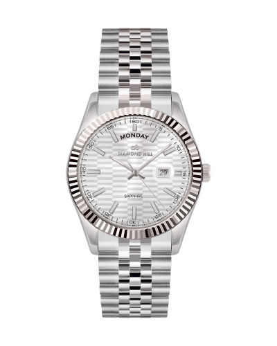 ساعة رجالية ماركة دايموند هيل DH-004SS