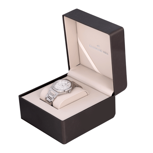 ساعة رجالية ماركة دايموند هيل فضي موديل DHSSW12250...