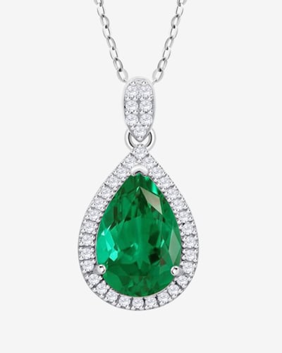 عقد نسائي من لوتس من الفضة LP3789-1/3 فضة 925