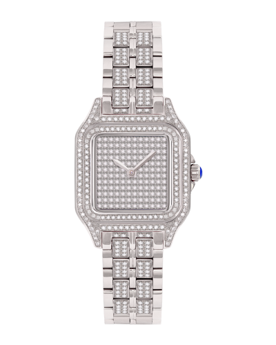 ساعة الماس نسائية ماركة جي اف فيرري فضي موديل GF81...