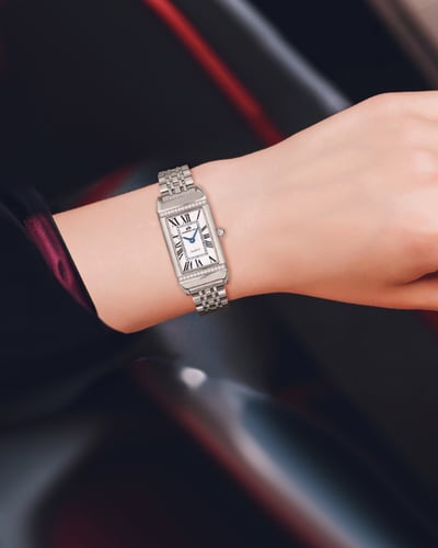 ساعة نسائية اركة دايموندهيل فضي DHSSSI23006L