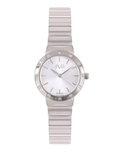 ساعة نسائية ماركة V19.69 فضي مينا فضي موديل VSSW19...