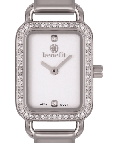 ساعة نسائية ماركة بنفيت فضي مينا صدفي موديل BNSSWH...