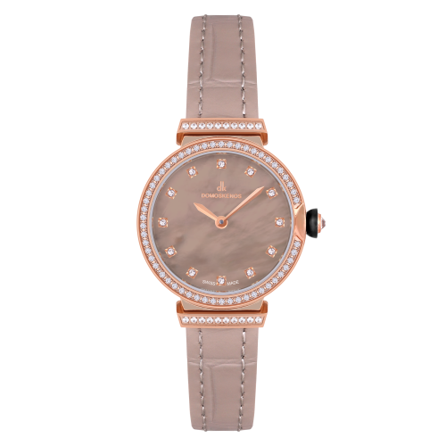 ساعة نسائية ماركة دي كي روز مينا رمادي DKRGGY2229