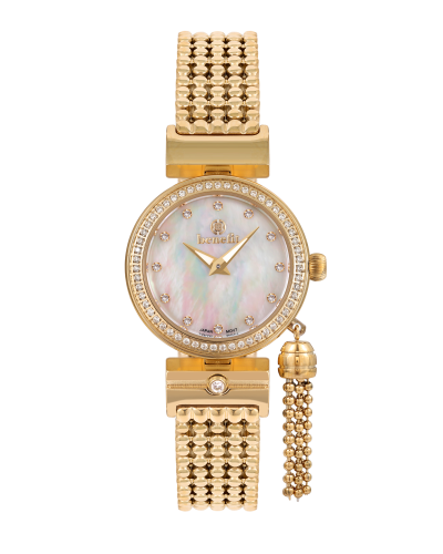 ساعة نسائية ماركة بنفيت ذهبي مينا صدفي موديل BNGPW...