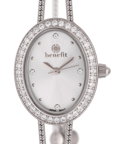 ساعة نسائية ماركة بنفيت فضي مينا فضي موديل BNSSSL1...