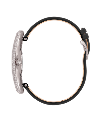 ساعة نسائية صناعة سويسرية ماركة جي اف فيرري فضي حز...