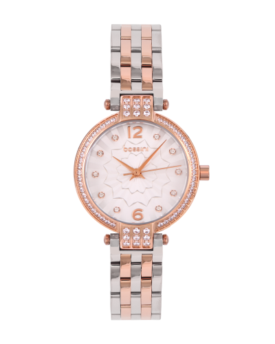 ساعة نسائية ماركة بوسيني فضي روز مينا فضي موديل BS...