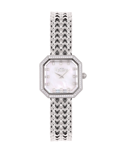 ساعة نسائية ماركة مونتانا فضي مينا صدفي M170049L