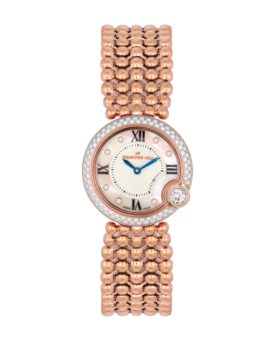 ساعة نسائية صناعة سويسرية ماركة دايموند هيل موديل...
