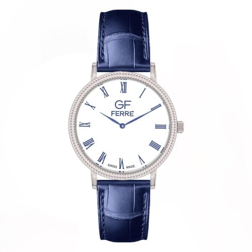 جي اف رجالية صناعة سويسرية GF FERRE GF8086G
