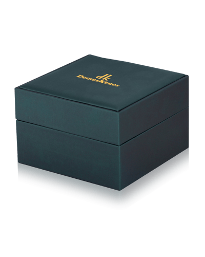 ساعة رجالية صناعة سويسرية ماركة دي كي فضي روز مينا...