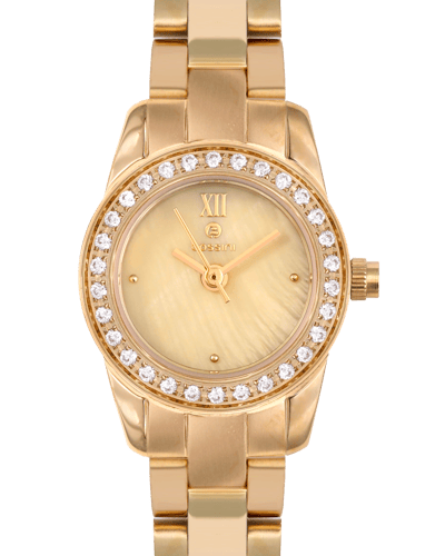 ساعة نسائية ماركة بوسيني ذهبي مينا ذهبي موديل BSGP...