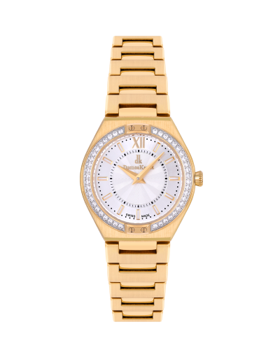 ساعة نسائية ماركة دي كي ذهبي 3247