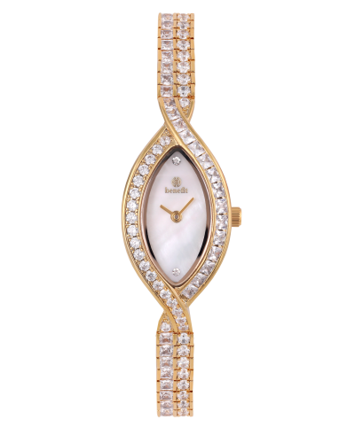 ساعة نسائية ماركة بنفيت ذهبي كريستال موديل BN9486