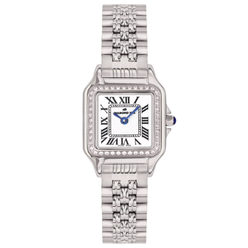 ساعة نسائية ماركة دايموند هيل فضي موديل DHSS8042