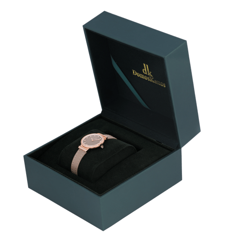 ساعة نسائية ماركة دي كي روز مينا رمادي DKRGGY2229