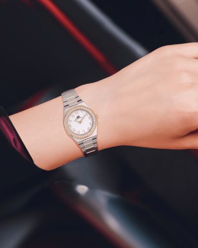 ساعة نسائية ماركة دايموند هيل فضي ذهبي DHTTGPSIL43...