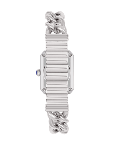 ساعة نسائية ماركة جي اف فرري فضي مينا ازرق موديل G...