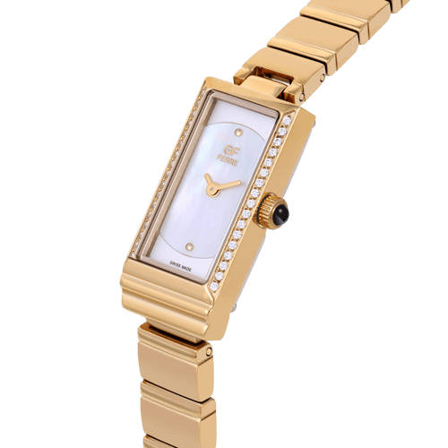 ساعة نسائية ماركة جي اف فيرري ذهبي GFGP2224