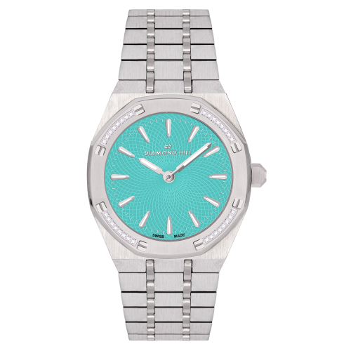 ساعة الماس رجالية ماركة دايموند هيل موديل DHSSTB11...