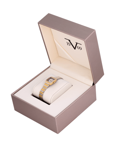 ساعة نسائية ماركة V19.69 ذهبي مينا رمادي موديل GP1...