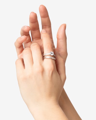 خاتم نسائي من لوتس من الفضة LP3554-3/114 فضة 925