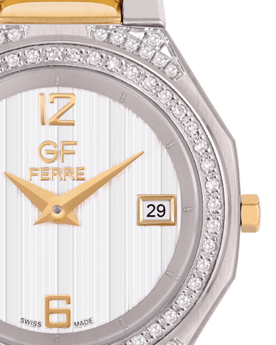 ساعة الماس نسائية صناعة سويسرية ماركة جي اف فيرري...