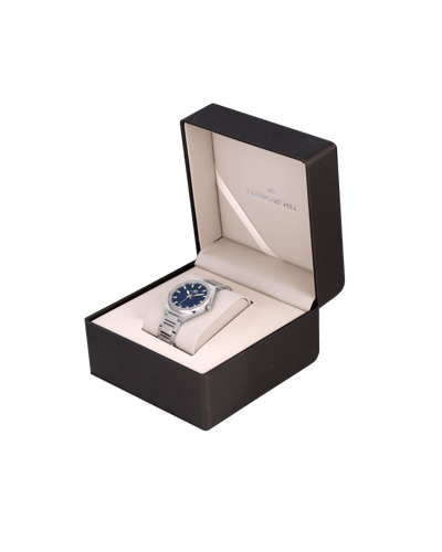 ساعة رجالية ماركة دايموند هيل فضي مينا ازرق موديل...