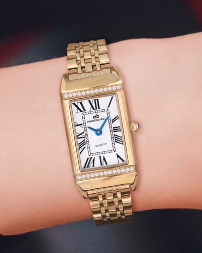 ساعة نسائية ماركة دايموندهيل ذهبي DHGPSI23006L