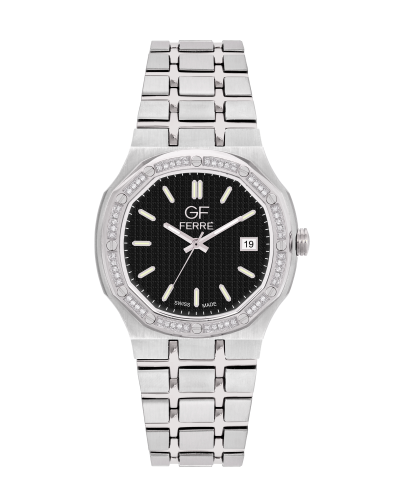 ساعة الماس رجالية ماركة جي اف فيرري صناعة سويسرية...