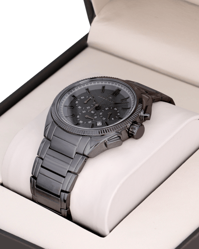 ساعة رجالية ماركة دايموند هيل اسود مينا اسود موديل...