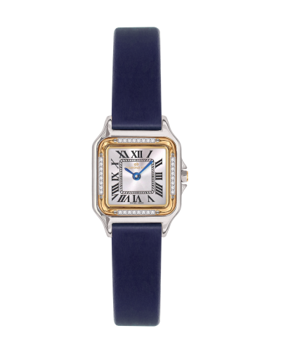 ساعة الماس نسائية ماركة دايموند هيل فضي ذهبي موديل...