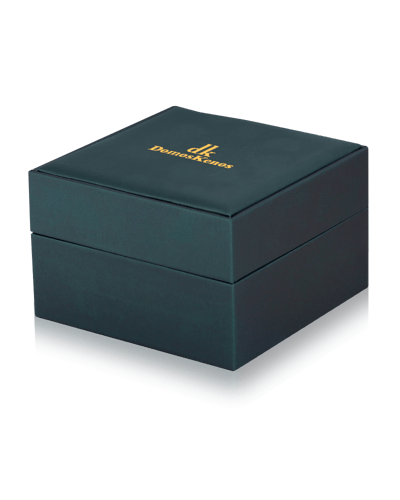 ساعة نسائية صناعة سويسرية ماركة دي كي فضي روز مينا...