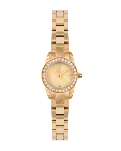 ساعة نسائية ماركة بوسيني ذهبي مينا ذهبي موديل BSGP...