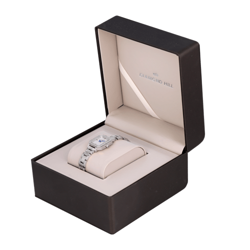 ساعة نسائية ماركة دايموند هيل فضي موديل CZ3214