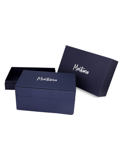 ساعة رجالية صناعة سويسرية ماركة مونتانا فضي مينا ف...