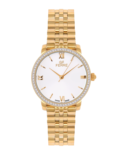 جي اف فيرري نسائية صناعة سويسرية ذهبي GF1344-3L