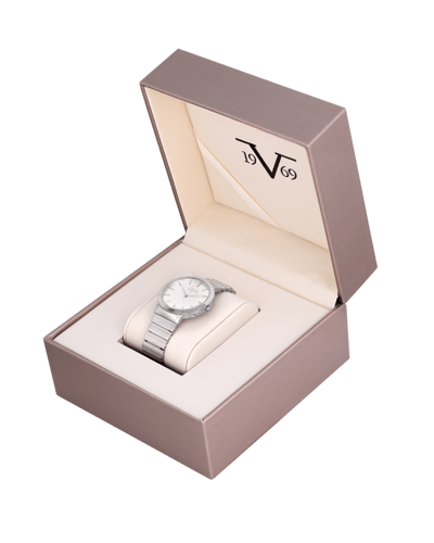 ساعة رجالية ماركة V19.69 فضي مينا فضي موديل VSSW19...
