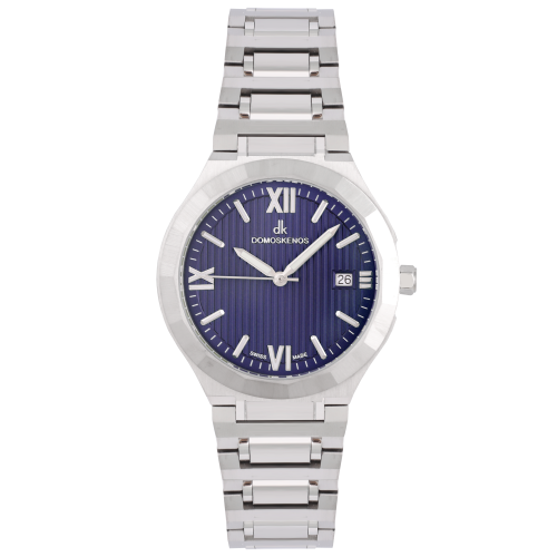 ساعة رجالية ماركة دي كي مينا ازرق DKSSBl24358G