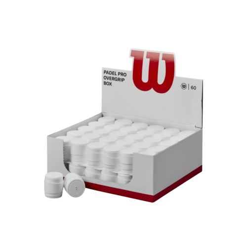 أوفرغريب بادل ويلسون برو أبيض – 60 قطعة | Wilson Pro Padel 60 Overgrips