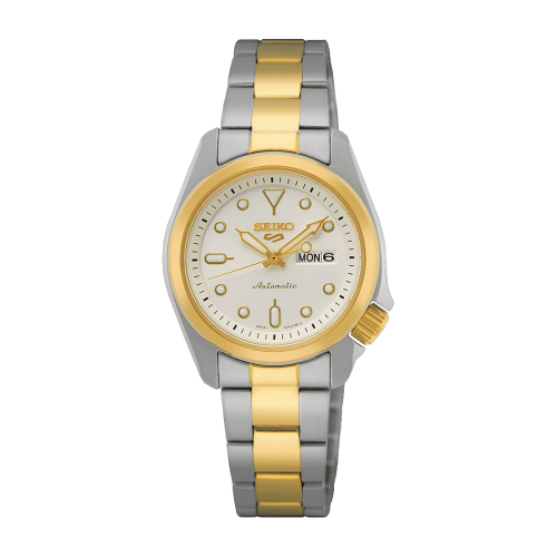 ساعة سيكو فايف اتوماتيك نسائي Seiko 5 Ladies Two T...