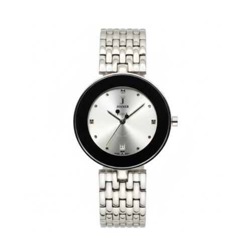 ساعه جوينر رجالي كرونو جراف استيل ابيض JO-14229