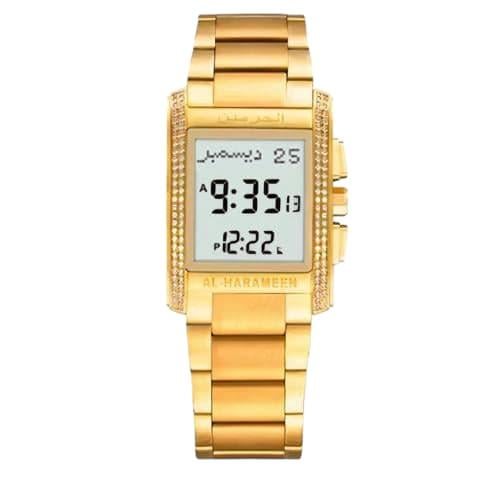 ساعة الحرمين دايموند الكلاسيكية HA-6210 ذهبي مرصعة...
