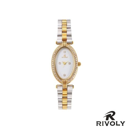 ساعة نسائي من ريفولي بلون ذهبي وفضي