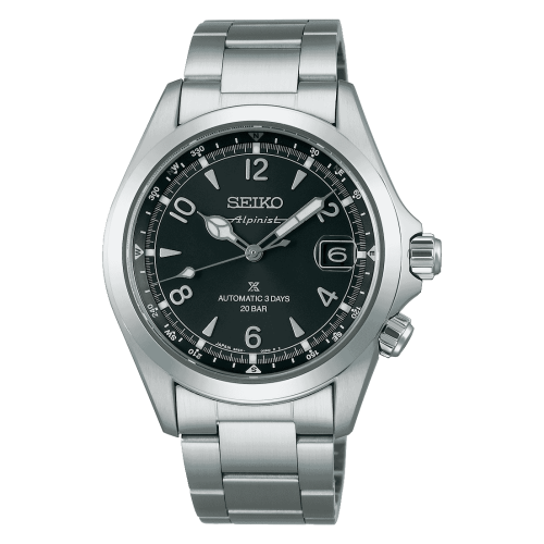 ساعة سيكو اتوماتيك Seiko Prospex Black Dial Stainl...