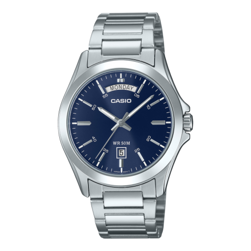 ساعة كاسيو رجالي تاريخ ويوم MTP-1370D-2A2V