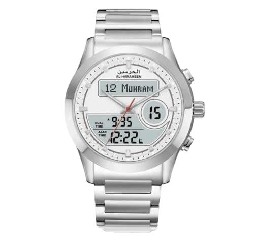 ساعة الحرمين الرجالية الفاخرة HA-6101 مقاس 46MM بأ...